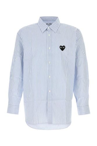 Printed Poplin Shirt - Comme des Garçons Play - Modalova