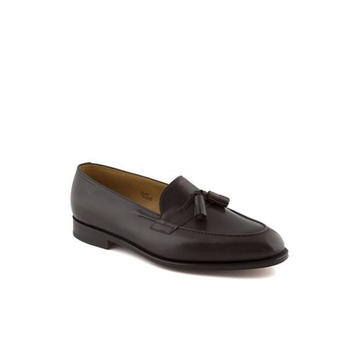 Truro Dark Brown Misty Calf Tassel Loafer - John Lobb - Modalova