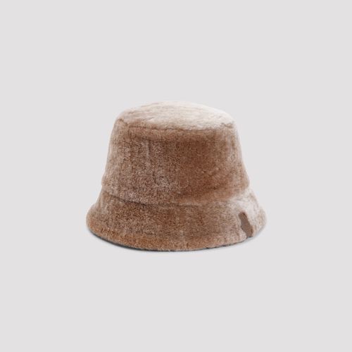 Loewe Shearling Bucket Hat - Loewe - Modalova