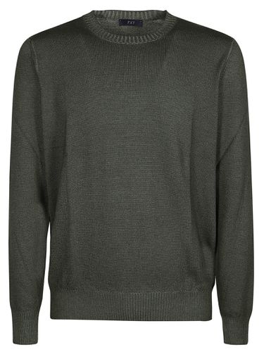 Fay Round Neck Sweater - Fay - Modalova