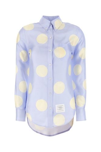 Thom Browne Printed Silk Shirt - Thom Browne - Modalova