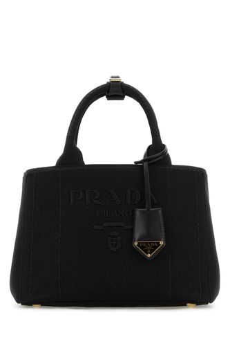 Prada Black Canvas Shopping Bag - Prada - Modalova