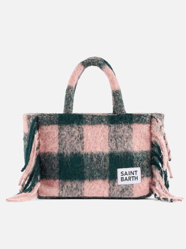 Colette Blanket Handbag With Check Print - MC2 Saint Barth - Modalova