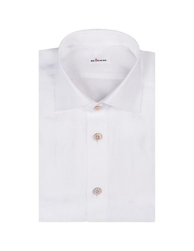 Kiton White Linen Shirt - Kiton - Modalova