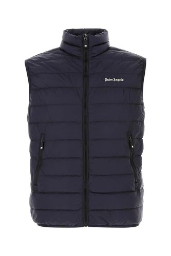 Midnight Nylon Sleeveless Down Jacket - Palm Angels - Modalova