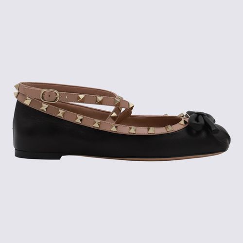 Black And Rose Flats - Valentino Garavani - Modalova