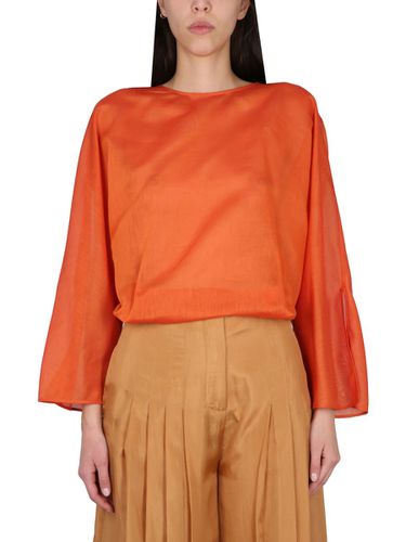 Cotton And Silk Shirt - Alberta Ferretti - Modalova