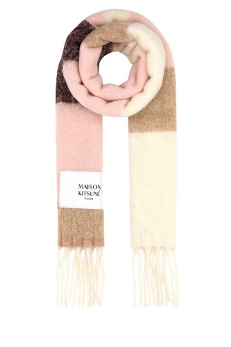 Multicolor Alpaca Blend Scarf - Maison Kitsuné - Modalova