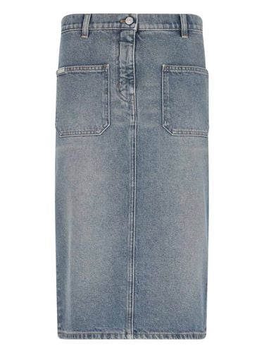 Courrèges Denim Midi Skirt - Courrèges - Modalova