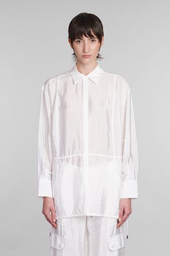 Simkhai Laylah Shirt In White Rayon - Simkhai - Modalova