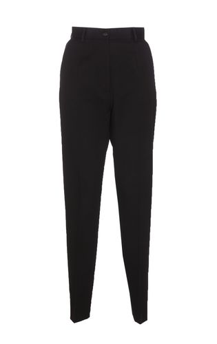 Wool Gabardine Trousers - Dolce & Gabbana - Modalova