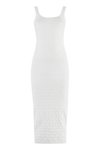 Toile Iconograph Jacquard Sleeveless Midi Dress - Valentino - Modalova