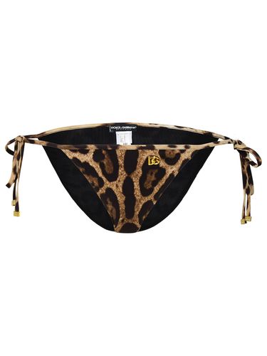 Brown Polyamide Blend Bikini Bottoms - Dolce & Gabbana - Modalova