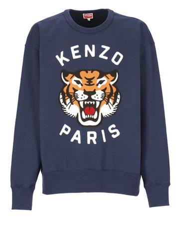 Lucky Tiger Embroidered Oversize Sweatshirt - Kenzo - Modalova