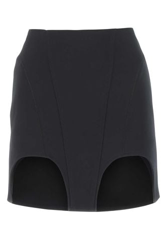 Stretch Cotton Blend Mini Skirt - Dion Lee - Modalova