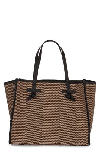 Marcella Herringbone Fabric Tote - Gianni Chiarini - Modalova