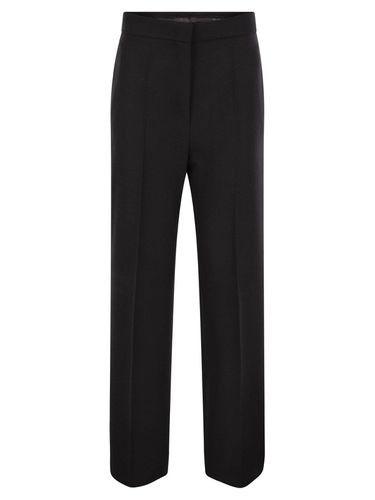 Pleated Straight Leg Trousers - Max Mara Pianoforte - Modalova