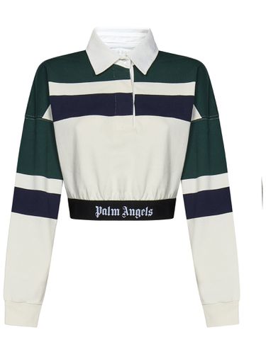 Palm Angels Rugby Polo Shirt - Palm Angels - Modalova