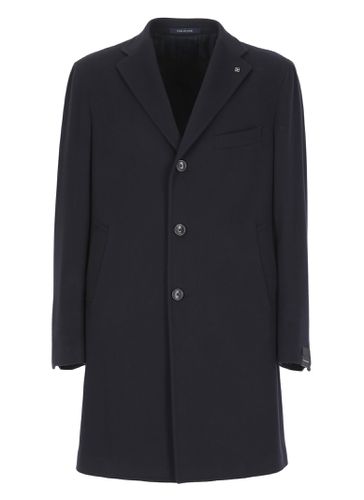 Virgin Wool And Cashmere Coat - Tagliatore - Modalova