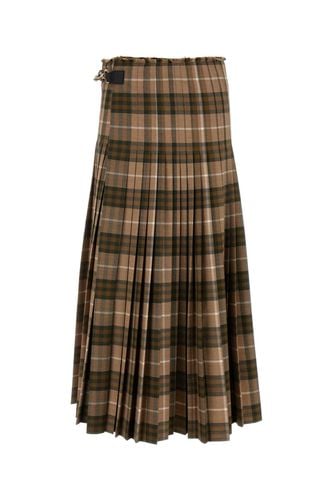 Embroidered Polyester Blend Skirt - Burberry - Modalova