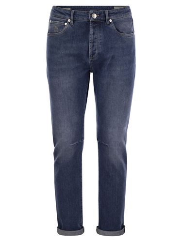 Five-pocket Leisure Fit Trousers In Lightweight Denim - Brunello Cucinelli - Modalova