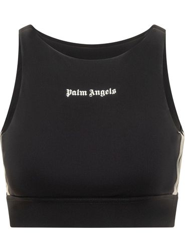 Palm Angels Logo Printed Sports Top - Palm Angels - Modalova