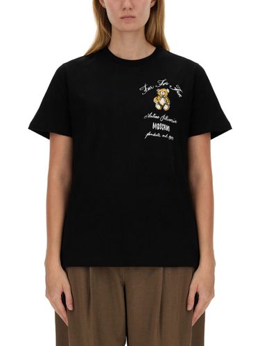 Moschino T-shirt With Logo - Moschino - Modalova