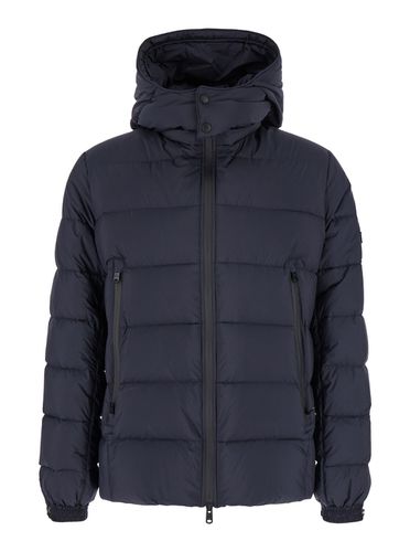 Borbore Down Jacket With Hood And Logo Patch In Tech Fabric Man - TATRAS - Modalova