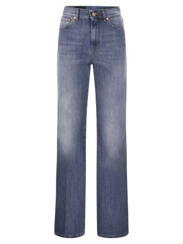 Dondup Blue Cotton Denim Jeans - Dondup - Modalova