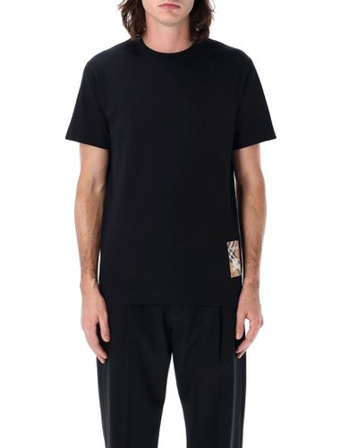 Check Label Cotton T-shirt - Burberry London - Modalova