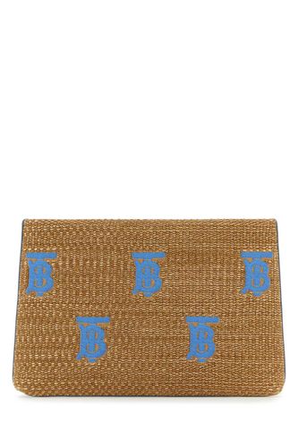 Burberry Raffia Pouch - Burberry - Modalova