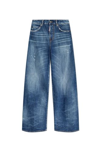 Distressed Wide-leg Jeans - Dsquared2 - Modalova