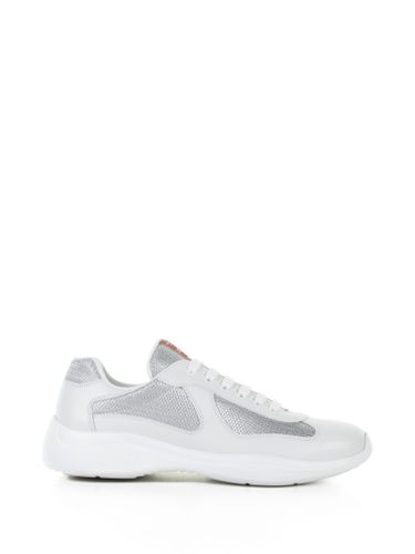 Americas Cup Sneakers With Linea Rossa Logo - Prada - Modalova