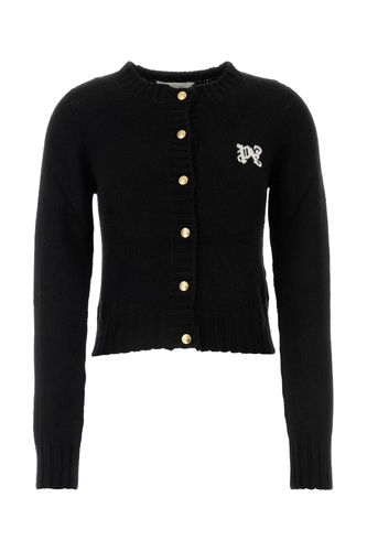 Palm Angels Wool Blend Cardigan - Palm Angels - Modalova