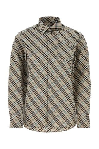 Burberry Embroidered Poplin Shirt - Burberry - Modalova