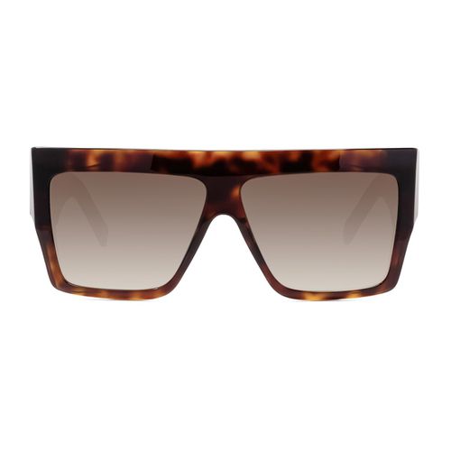 Cl40092i 3 Dots 52f Dark Havana Sunglasses - Celine - Modalova