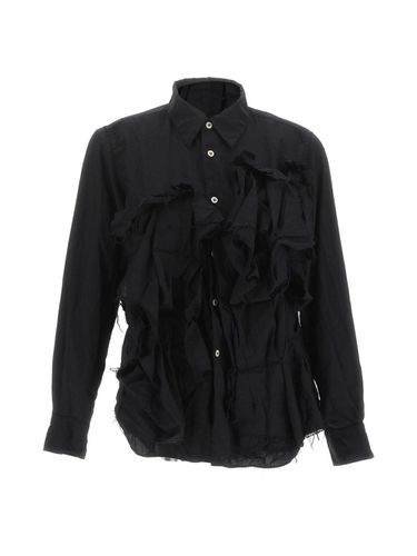 Appliqu Etailed Long-sleeved Buttoned Shirt - Comme des Garçons - Modalova