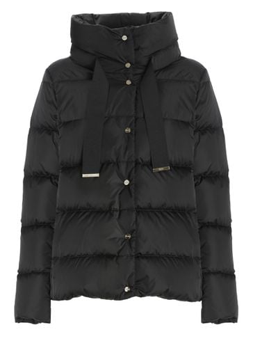 High-neck Drawstring Padded Jacket - Herno - Modalova