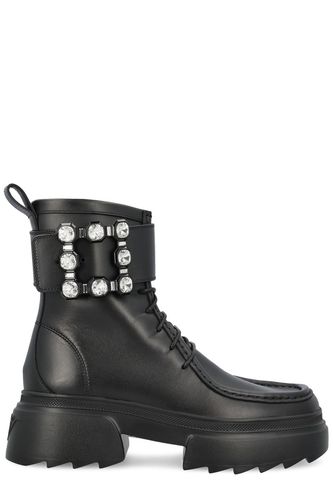 Embellished Lace-up Boots - Roger Vivier - Modalova