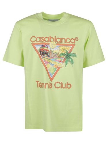 Afro Cubism Tennis Club Printed T-shirt - Casablanca - Modalova