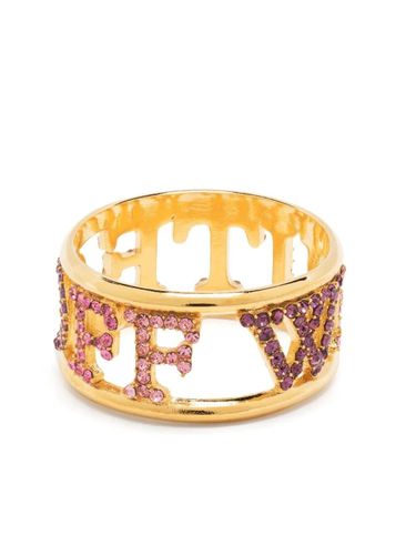 Off-White Pavè Ring With Logo - Off-White - Modalova