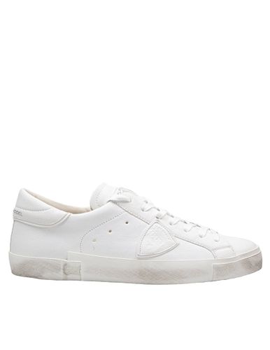 Paris High Sneakers In Laminated Leather - Philippe Model - Modalova