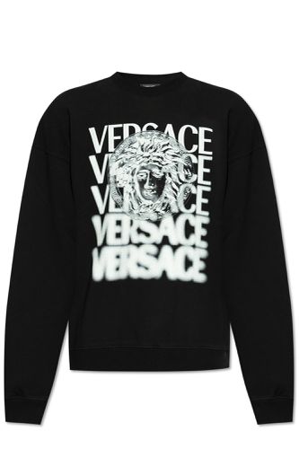 Versace Printed Sweatshirt - Versace - Modalova