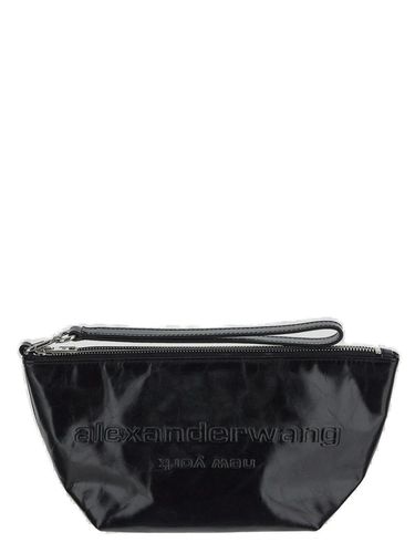 Logo Embossed Zipped Pouch - Alexander Wang - Modalova