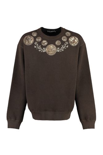 Cotton Crew-neck Sweatshirt - Dolce & Gabbana - Modalova