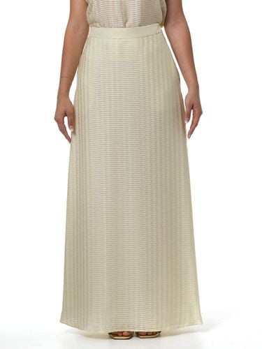 High Waist Chiffon Maxi Skirt - Emporio Armani - Modalova