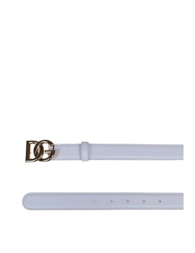 Belt In Calfskin With Crossed Dg Logo - Dolce & Gabbana - Modalova