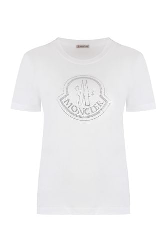 Moncler Cotton Crew-neck T-shirt - Moncler - Modalova