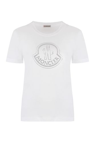 Moncler Cotton Crew-neck T-shirt - Moncler - Modalova