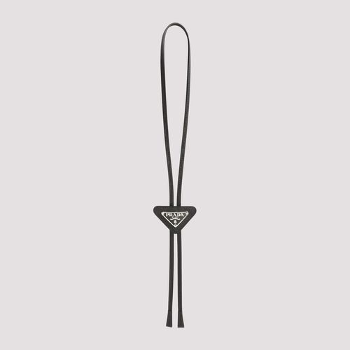 Prada Saffiano Leather Bolo Tie - Prada - Modalova